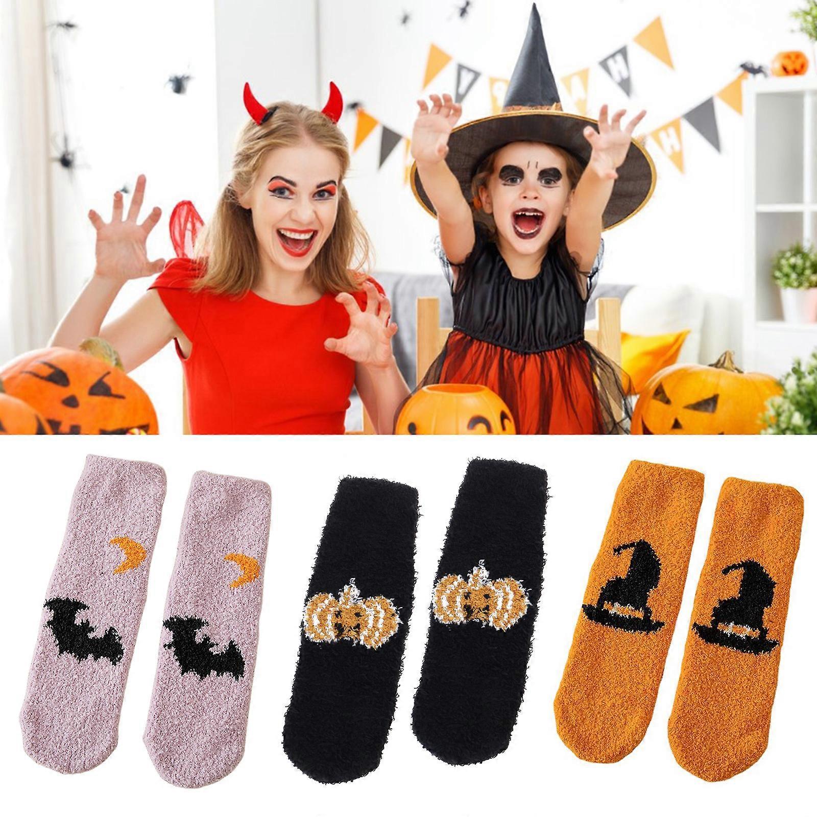 Women's Fuzzy Plush Socks Thick Winter Bed Slipper Socks Cozy Warm - White - Image 3