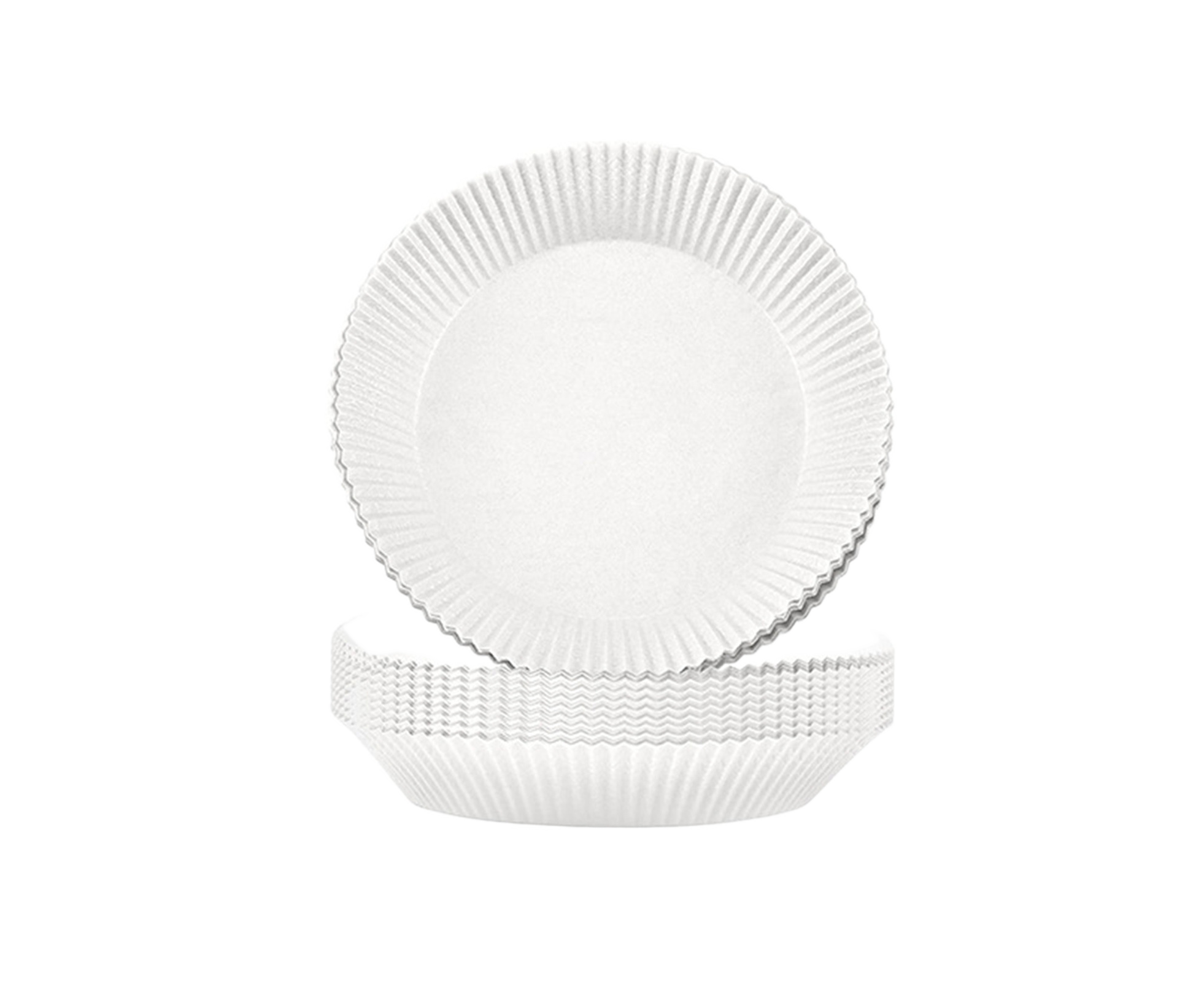 Fryer Liner Oil-proof Baking Pan Liner-White 20cm - Image 1