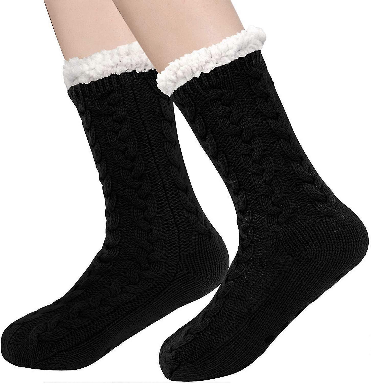 Women's Cuddly Hut Socks Soft Warm Indoor Fluffy Socks for Winter - Image 5