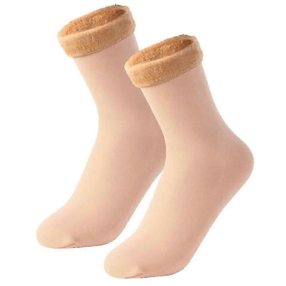 Women's Thermal Winter Socks Thick Fleece Snow Boot Warm Socks - Image 1
