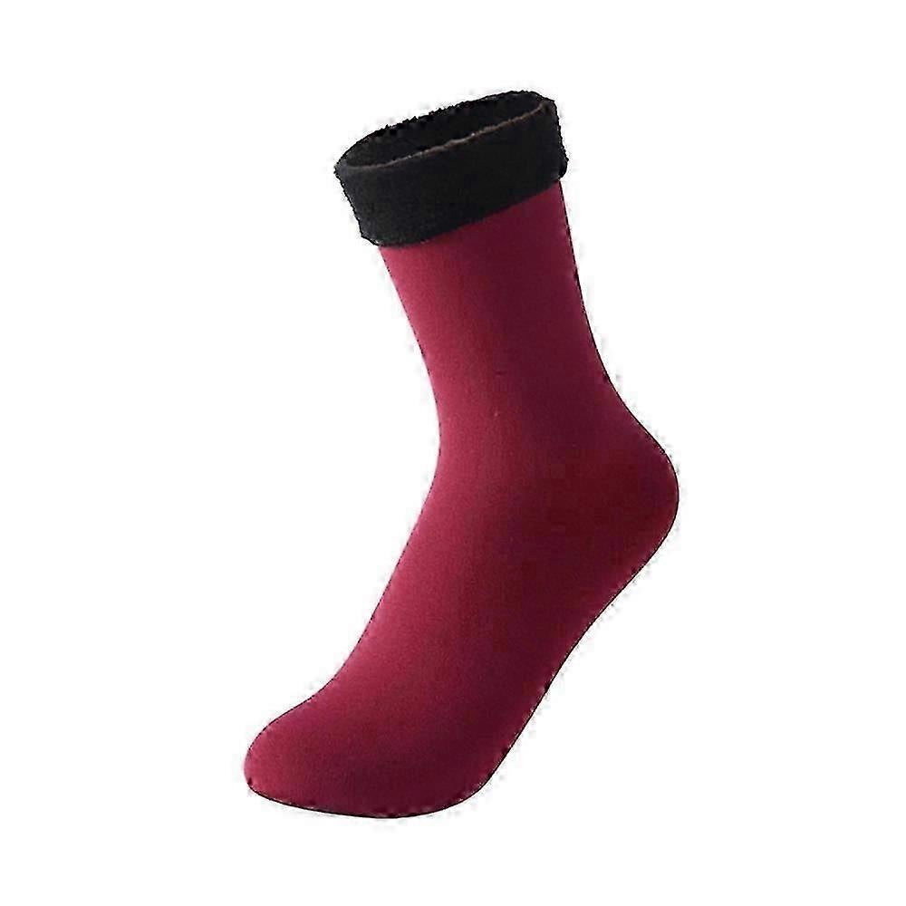 Women's Thermal Winter Socks Thick Fleece Snow Boot Warm Socks - Image 3