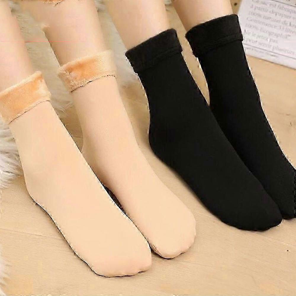 Women's Thermal Winter Socks Thick Fleece Snow Boot Warm Socks - Image 5
