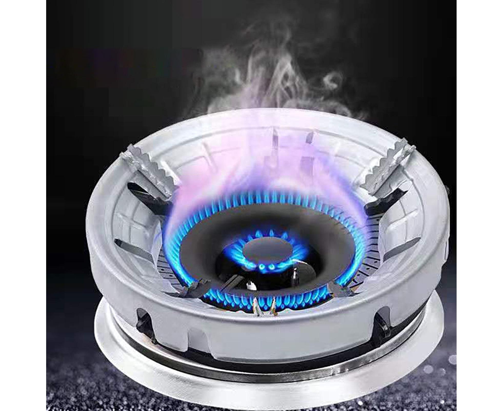 Windproof Energy Saving 8-Hole Gather Fire Ring Gas Stove Cover Cooker Holder - Image 5