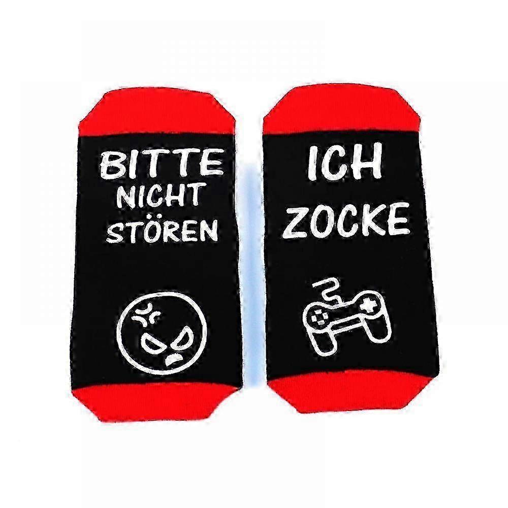 Gaming Socks - Please Dont Disturb I'm Gaming - Non-Slip Gamer Ankle Socks - Image 4