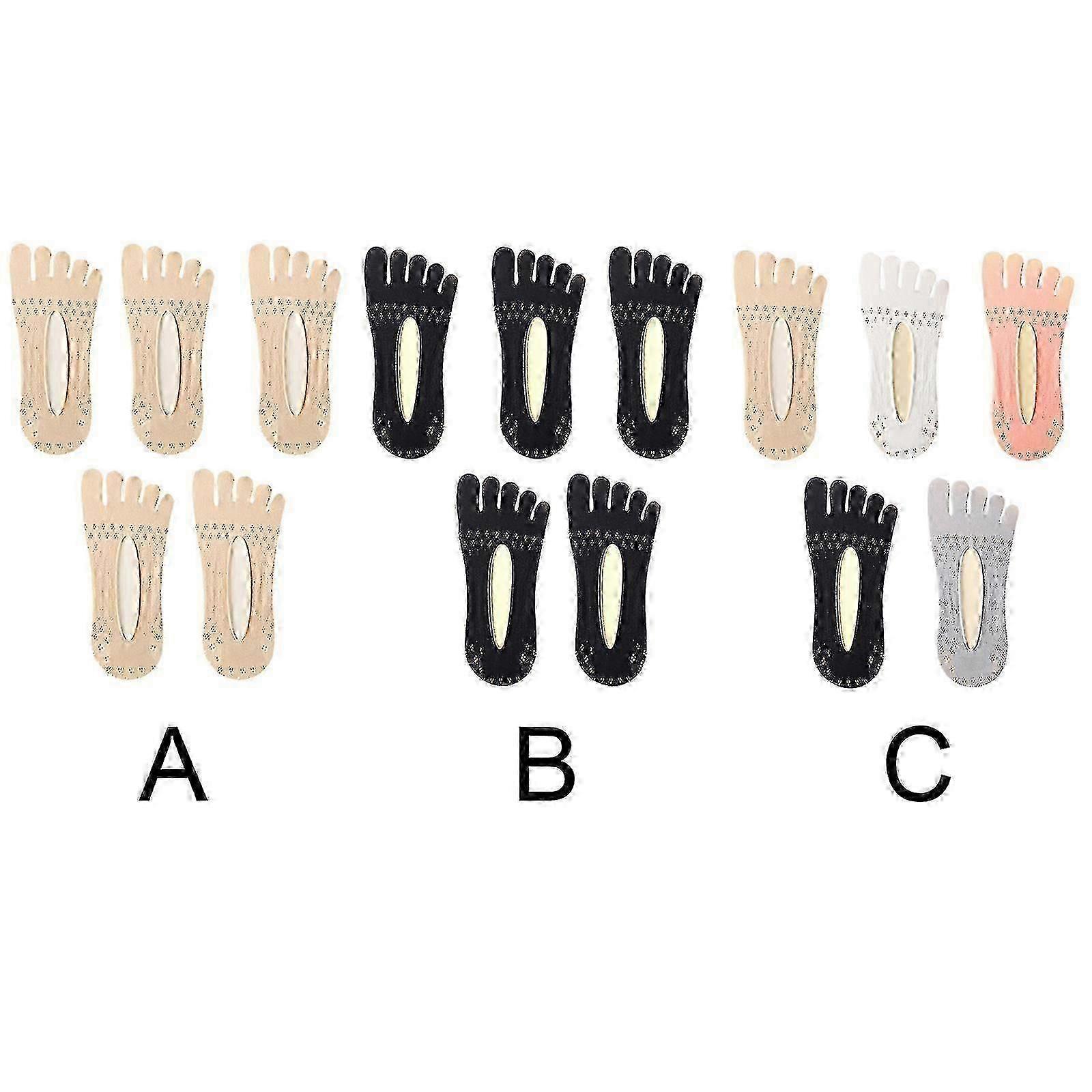 5 Pairs Orthopedic Compression Socks for Women Healthy Toe Design Socks - Image 3