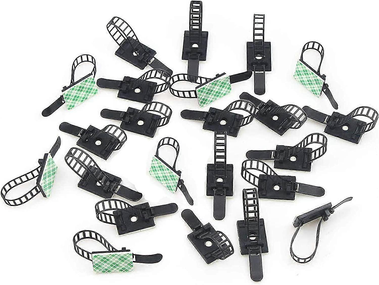 50pcs Adjustable Cable Clamps 3M Adhesive Cable Organizer Wire Holder Set - Image 5