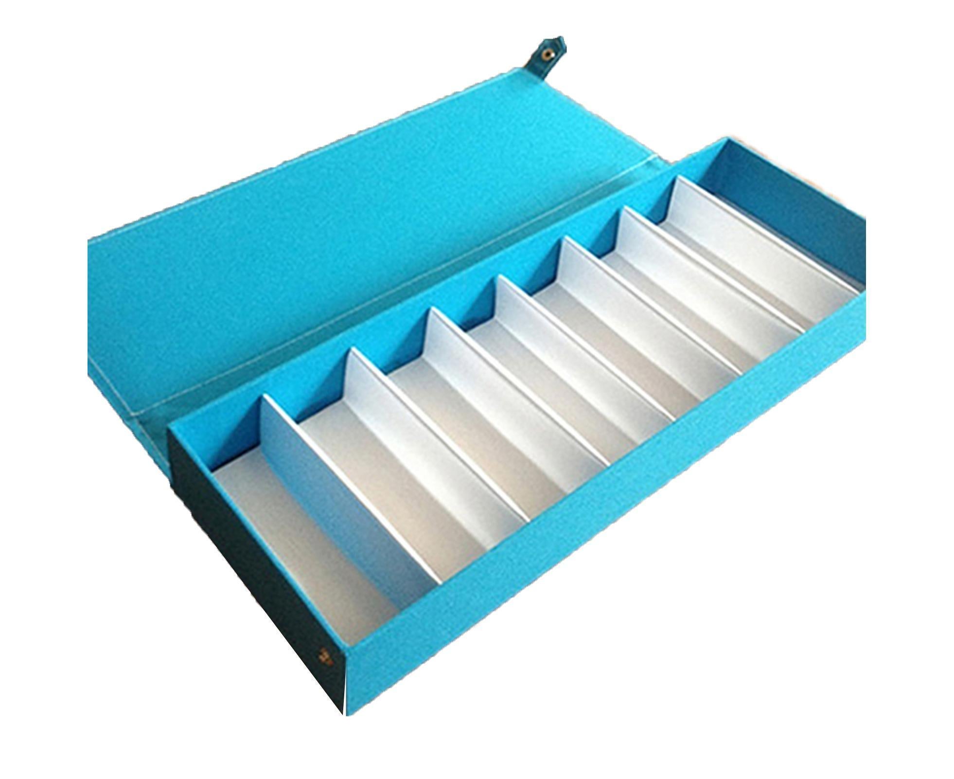 8 Grid Sunglass Glasses Storage Case Eyeglasses Display Glasswear Box Tidy Tool-Blue - Blue - Image 1