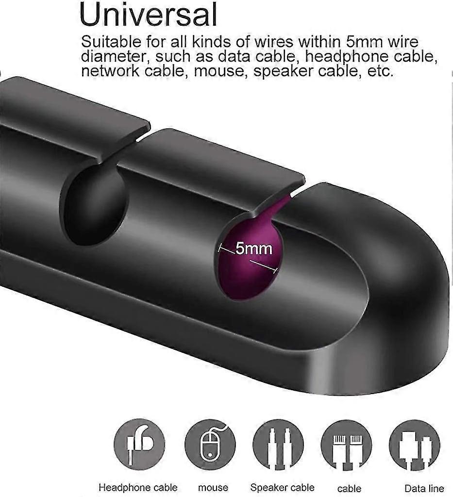 Cable Holder for Cord Management Home and Office Use - Image 2