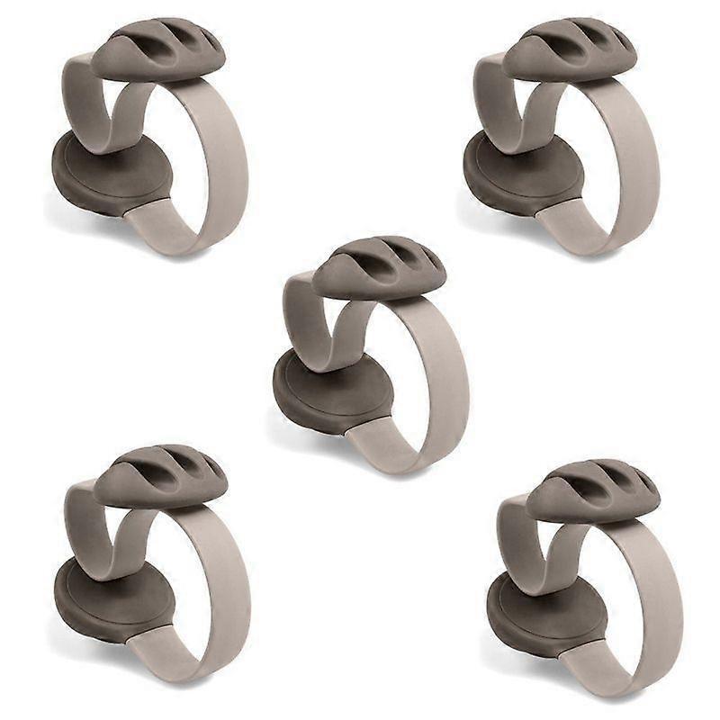 5pcs Cable Holders Non-Adhesive Wire Organizer Clips for Home & Office - Image 1