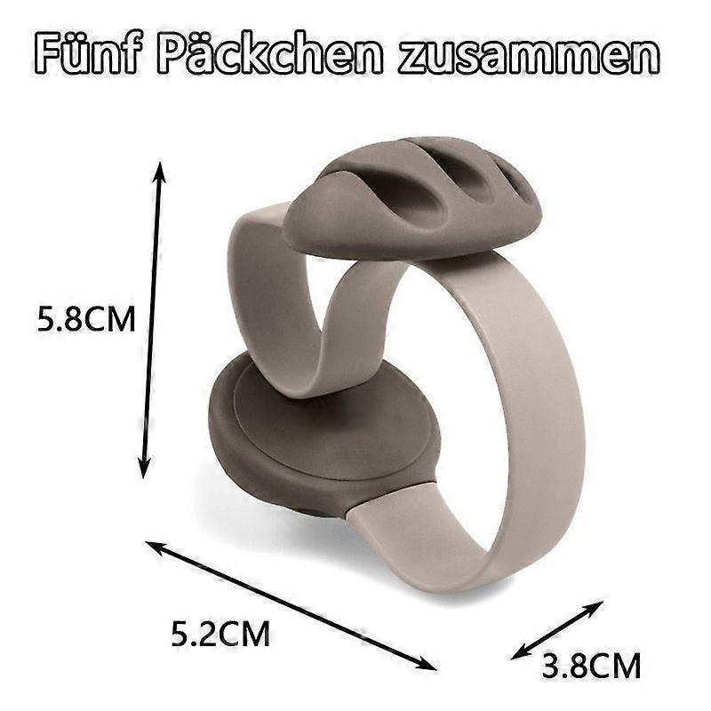 5pcs Cable Holders Non-Adhesive Wire Organizer Clips for Home & Office - Image 2