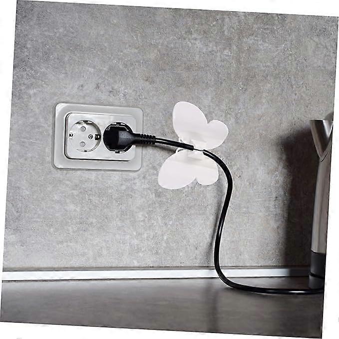 4pcs USB Cable Winder Clips Desk Cord Organizer Butterfly Wire Holder for Appliance - Image 3