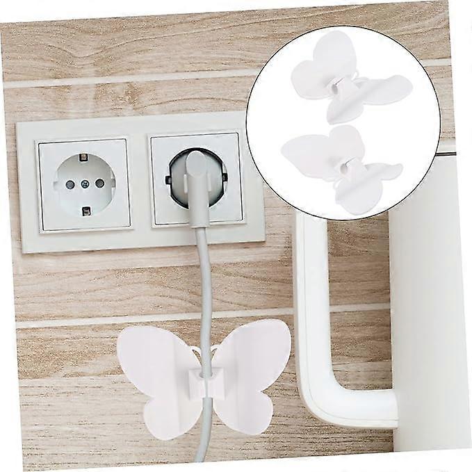 4pcs USB Cable Winder Clips Desk Cord Organizer Butterfly Wire Holder for Appliance - Image 5