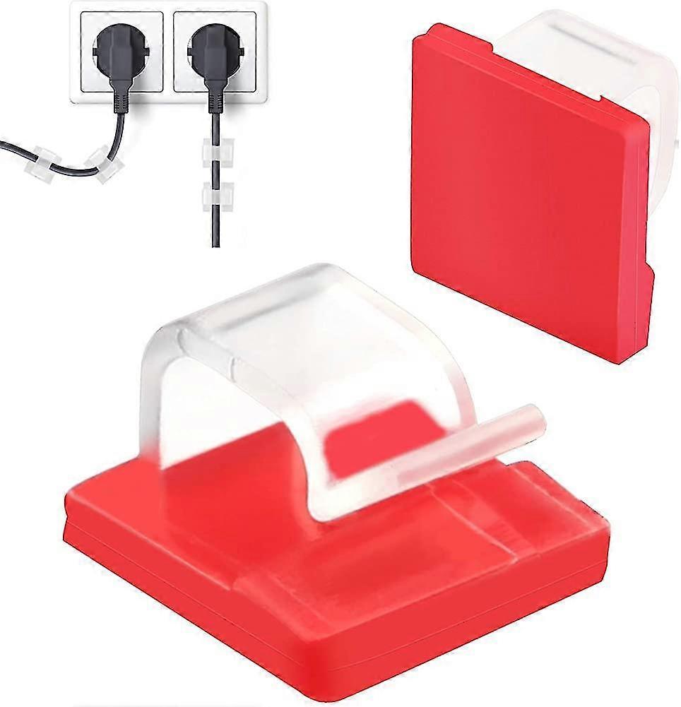 Self-Adhesive Cable Holder Set Wire Clips Cord Clamps for Cable Management - Image 1
