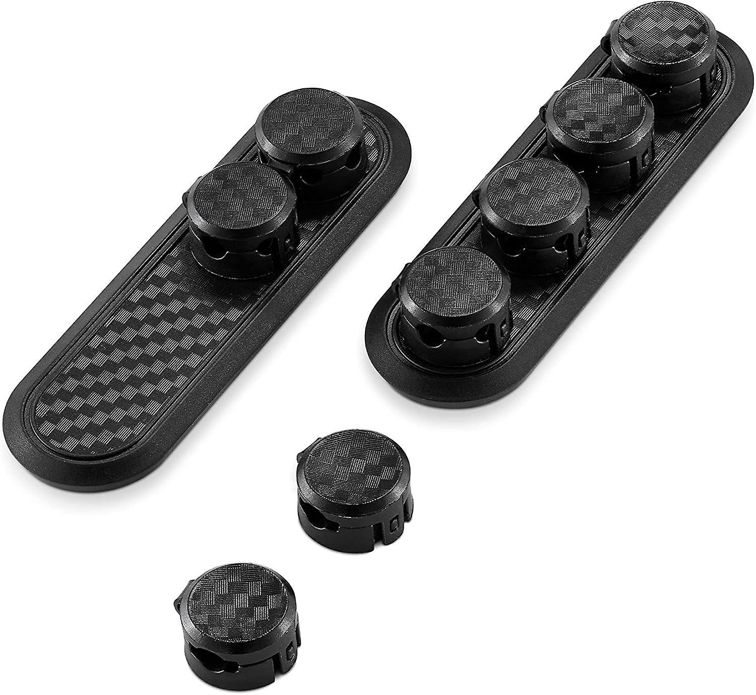 2pcs grip Cable Holders Black Cord Organizer for Desktop or Nightstand - Image 1