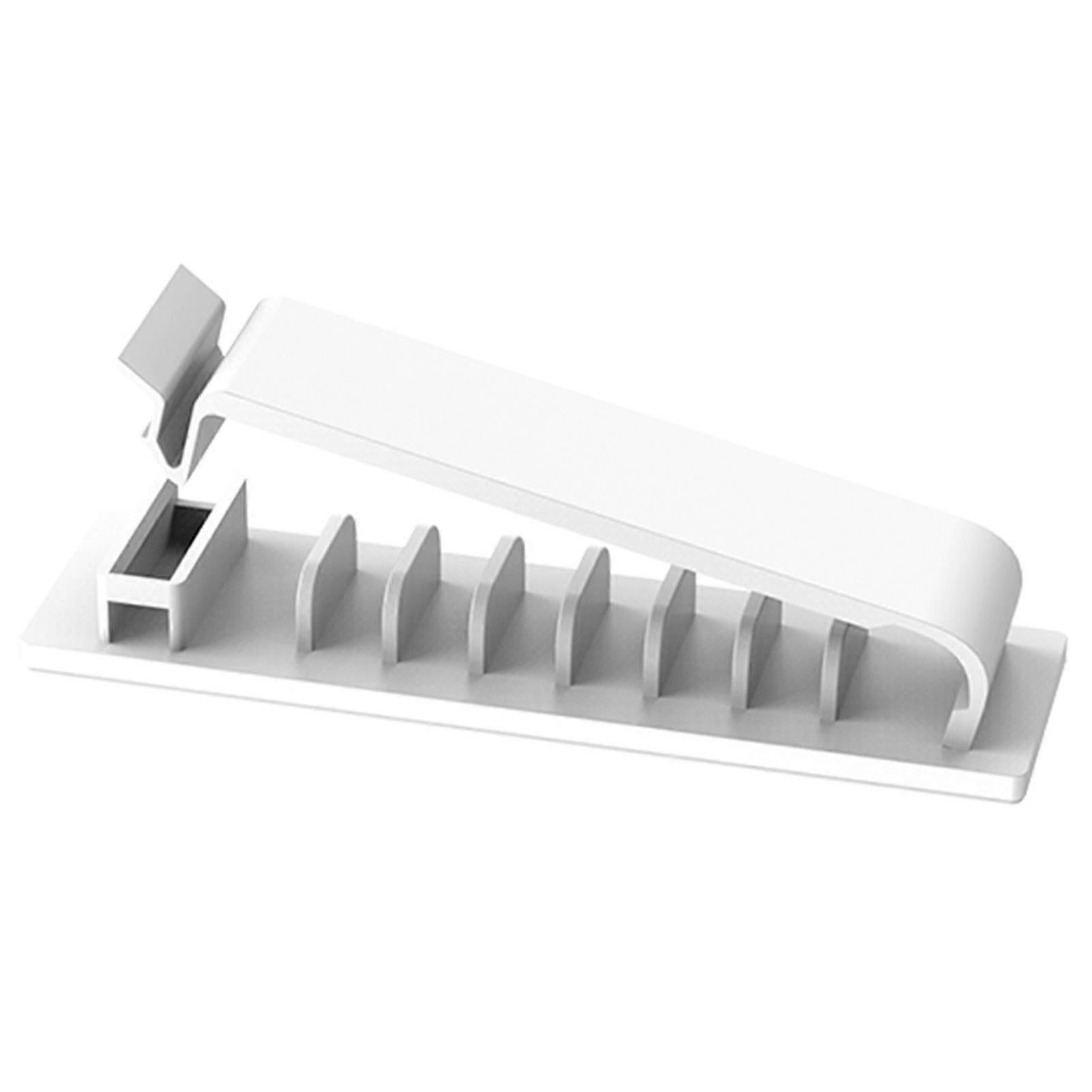 Cable Management Clips Self-Adhesive Wire Holder for Desk No-Mess Cord Organizer - Image 1