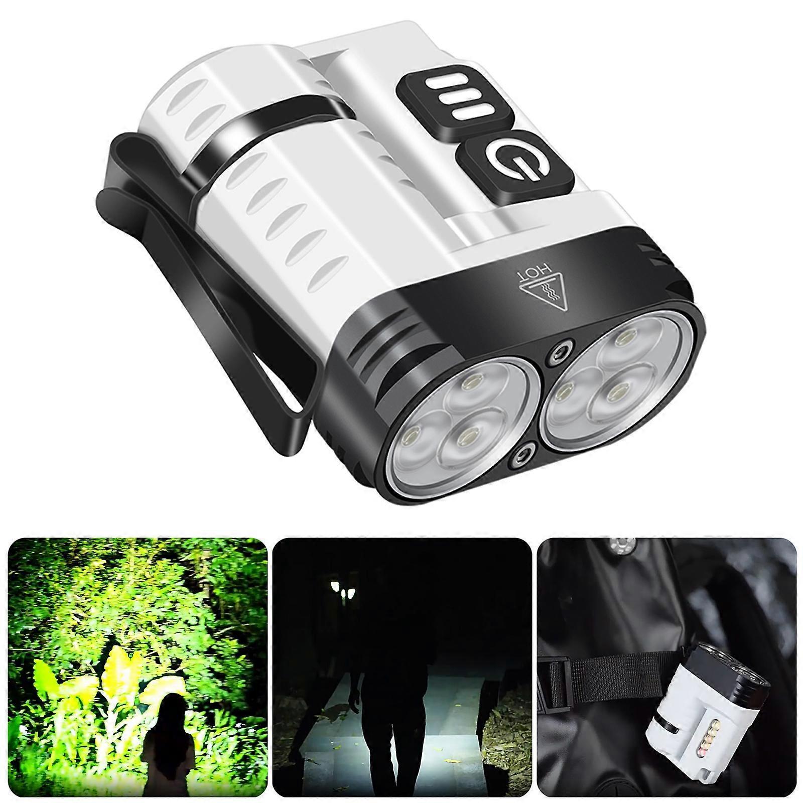LED Hat Clip Flashlight Waterproof Pocket Torch for Camping and Outdoor Use - Image 2
