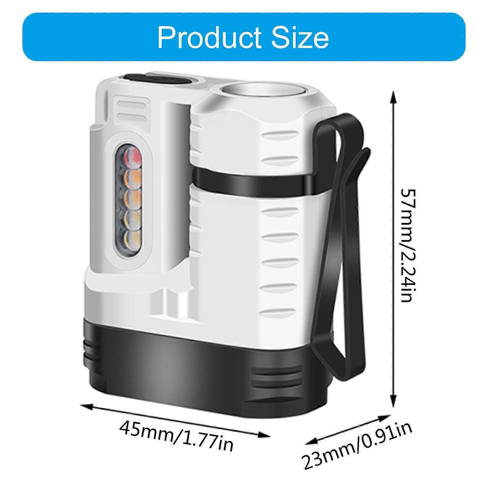 LED Hat Clip Flashlight Waterproof Pocket Torch for Camping and Outdoor Use - Image 3