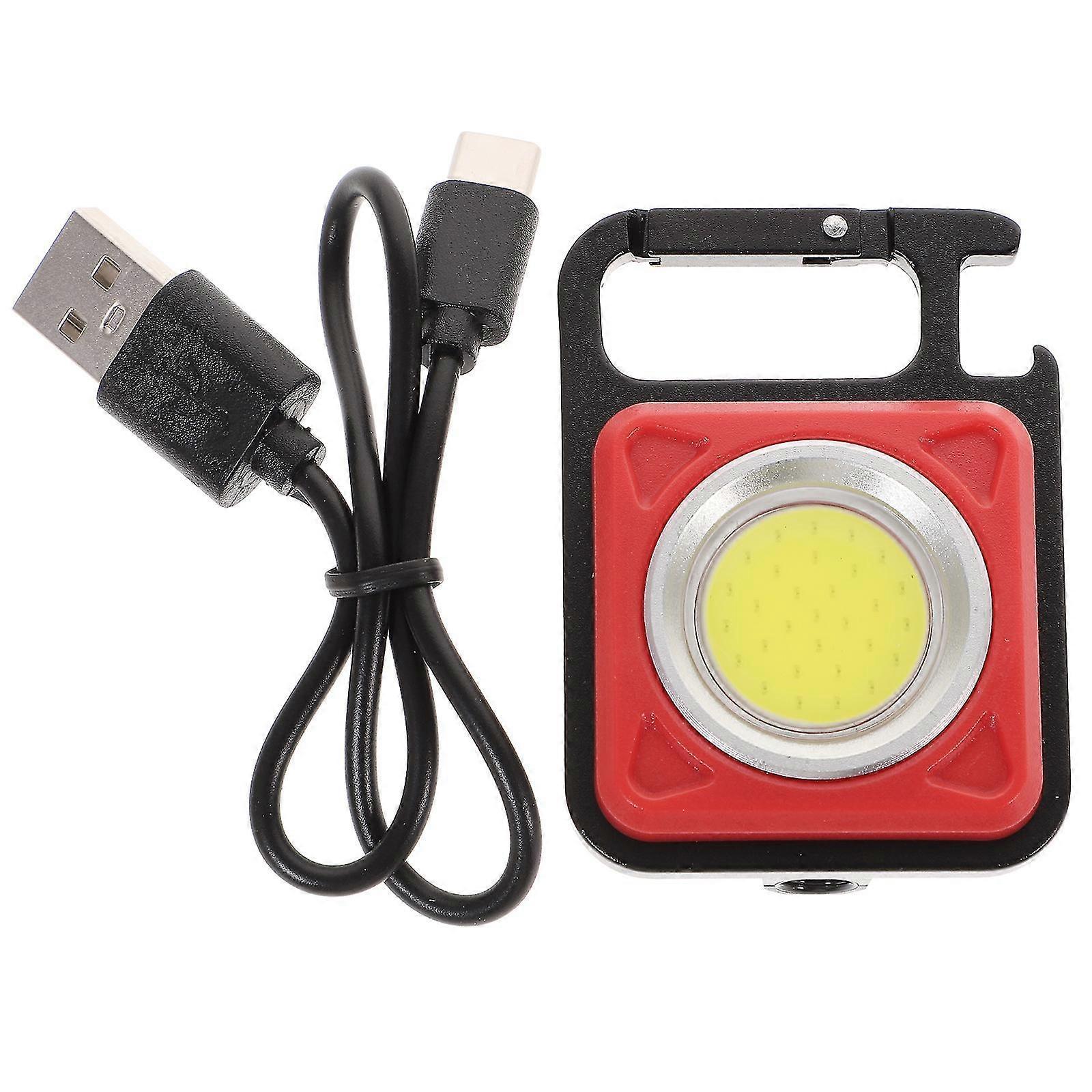 USB Rechargeable Keychain Flashlight Portable Emergency Mini Torch - Image 1
