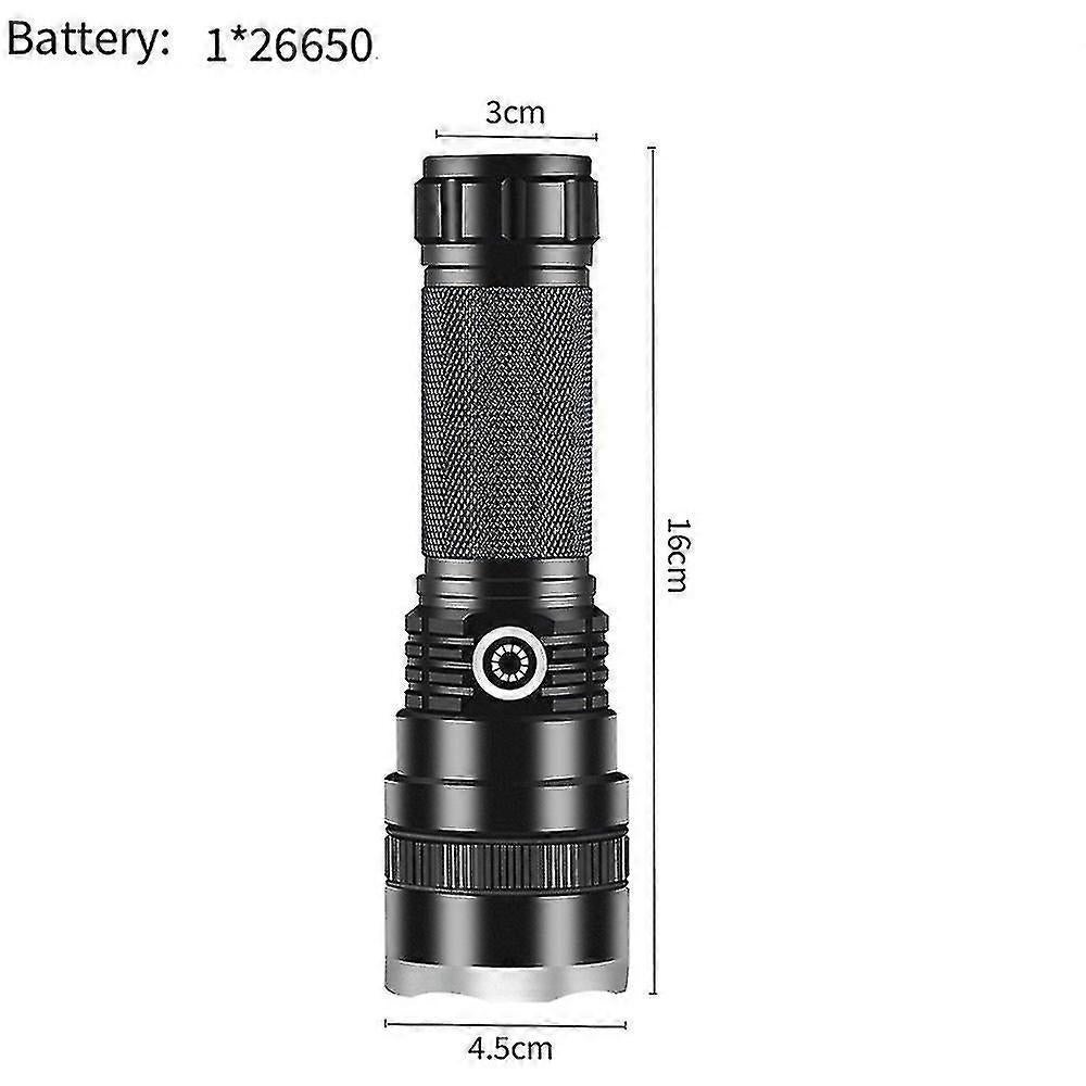 Bright Tactical LED Flashlight Rechargeable Torch for Outdoor and Emergency - Image 2