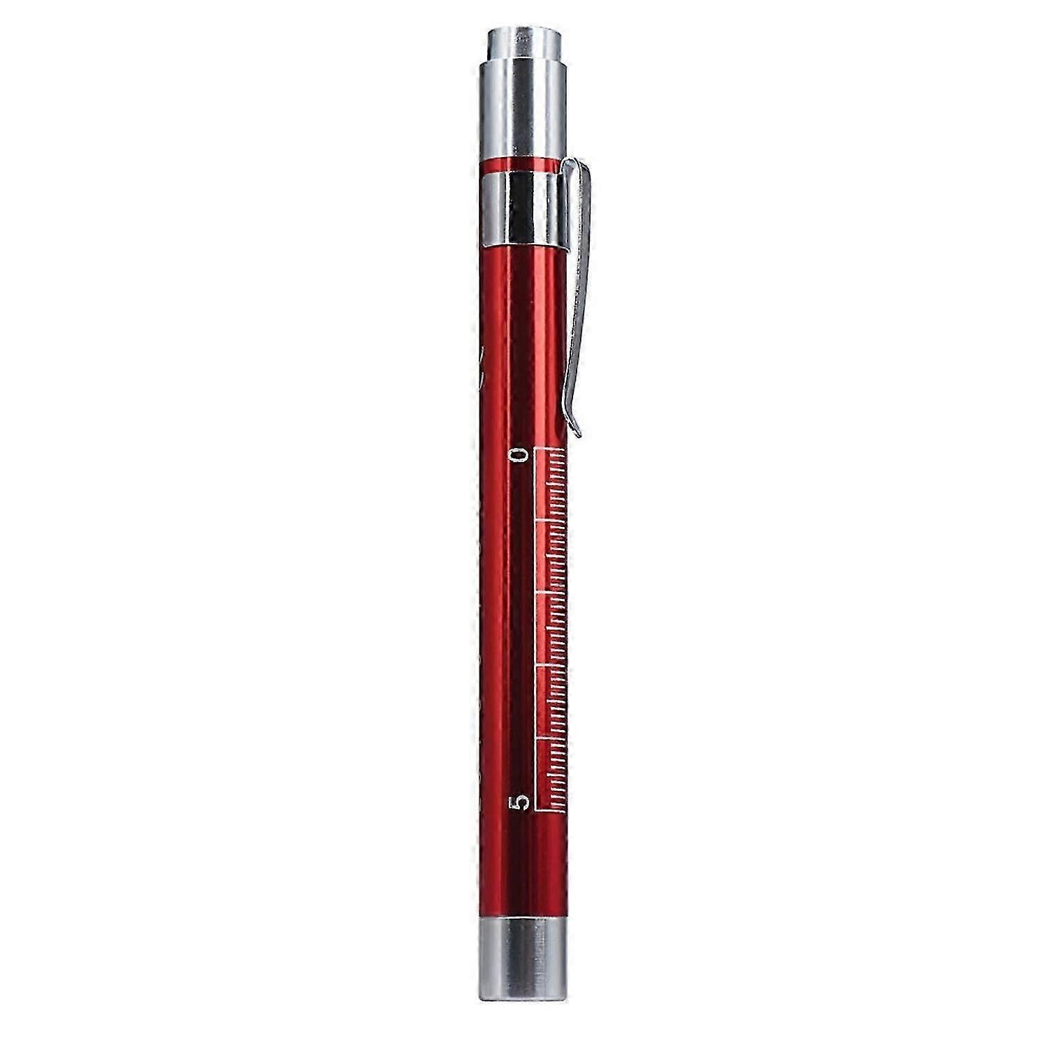 Red Pen Flashlight Battery Powered Portable Emergency LED Torch (1pc) - Image 4
