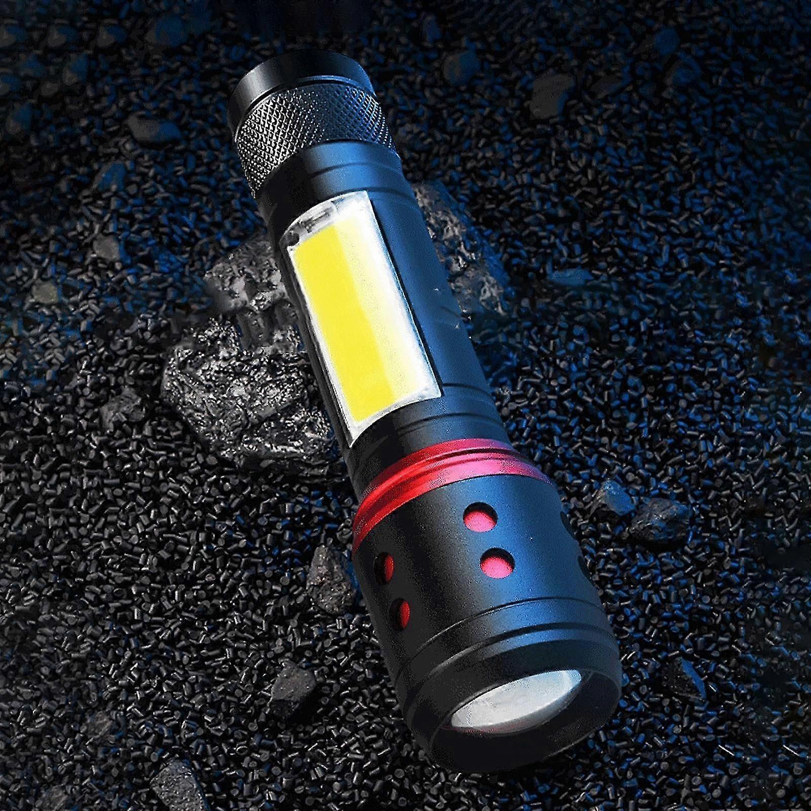 Super Bright LED Tactical Flashlight Zoomable Rechargeable with Multiple Modes - Image 2