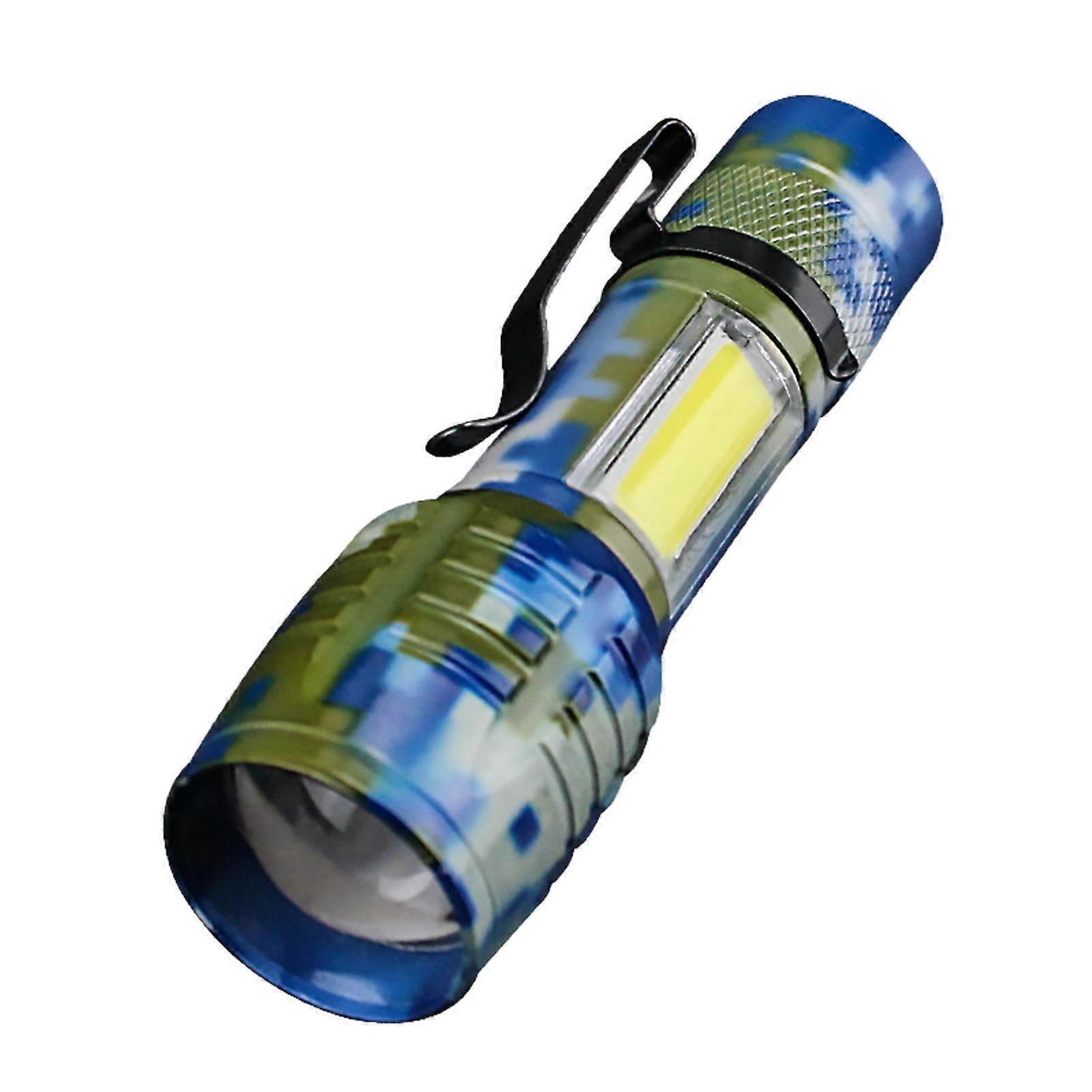 Bright Zoomable LED Flashlight Rechargeable with 4 Modes for Outdoor Use - Image 1