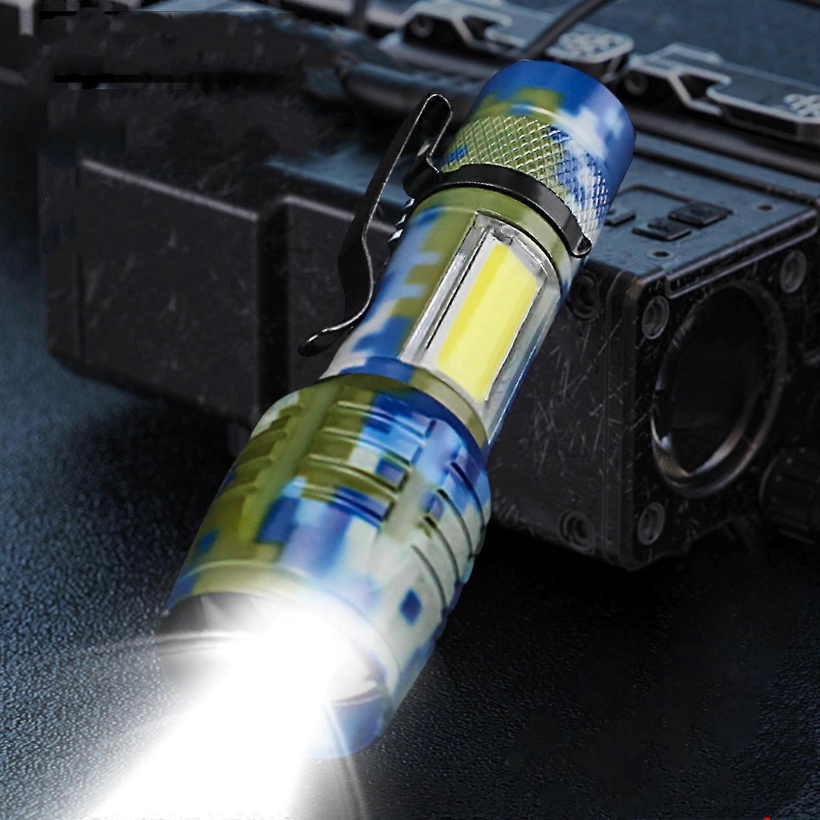 Bright Zoomable LED Flashlight Rechargeable with 4 Modes for Outdoor Use - Image 2