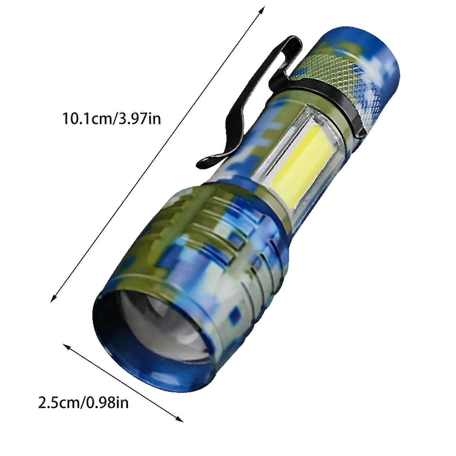Bright Zoomable LED Flashlight Rechargeable with 4 Modes for Outdoor Use - Image 3