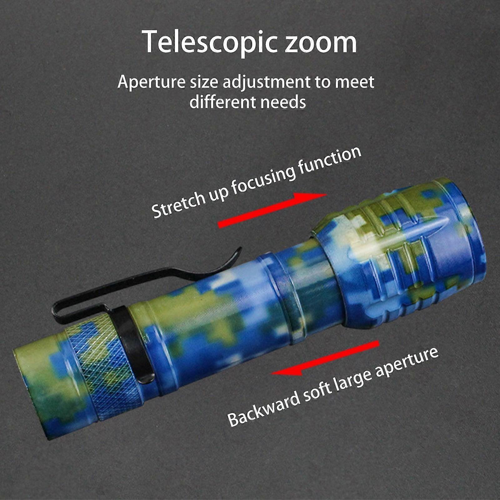 Bright Zoomable LED Flashlight Rechargeable with 4 Modes for Outdoor Use - Image 4