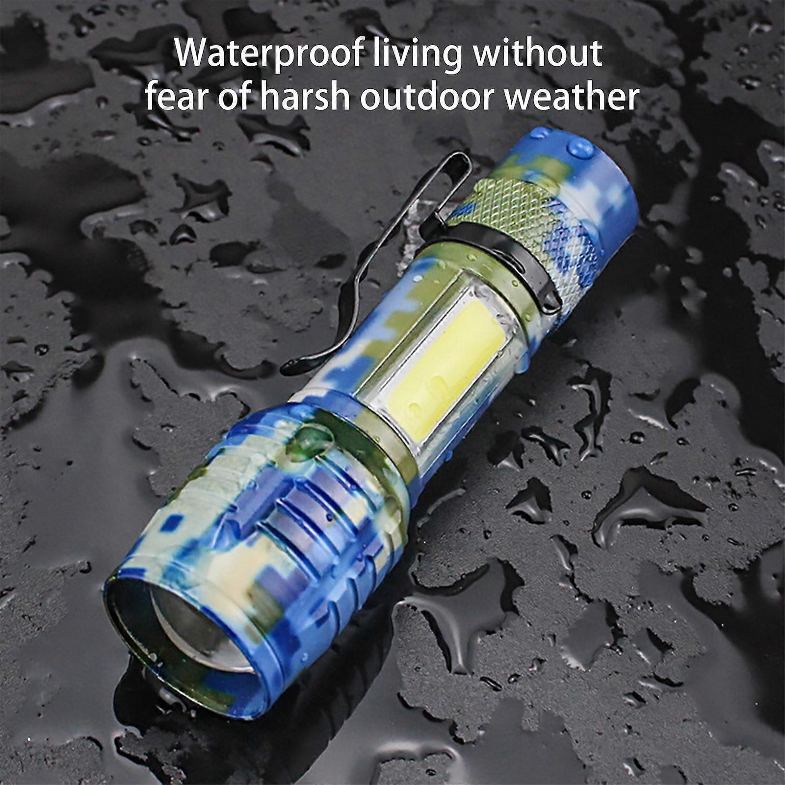 Bright Zoomable LED Flashlight Rechargeable with 4 Modes for Outdoor Use - Image 5