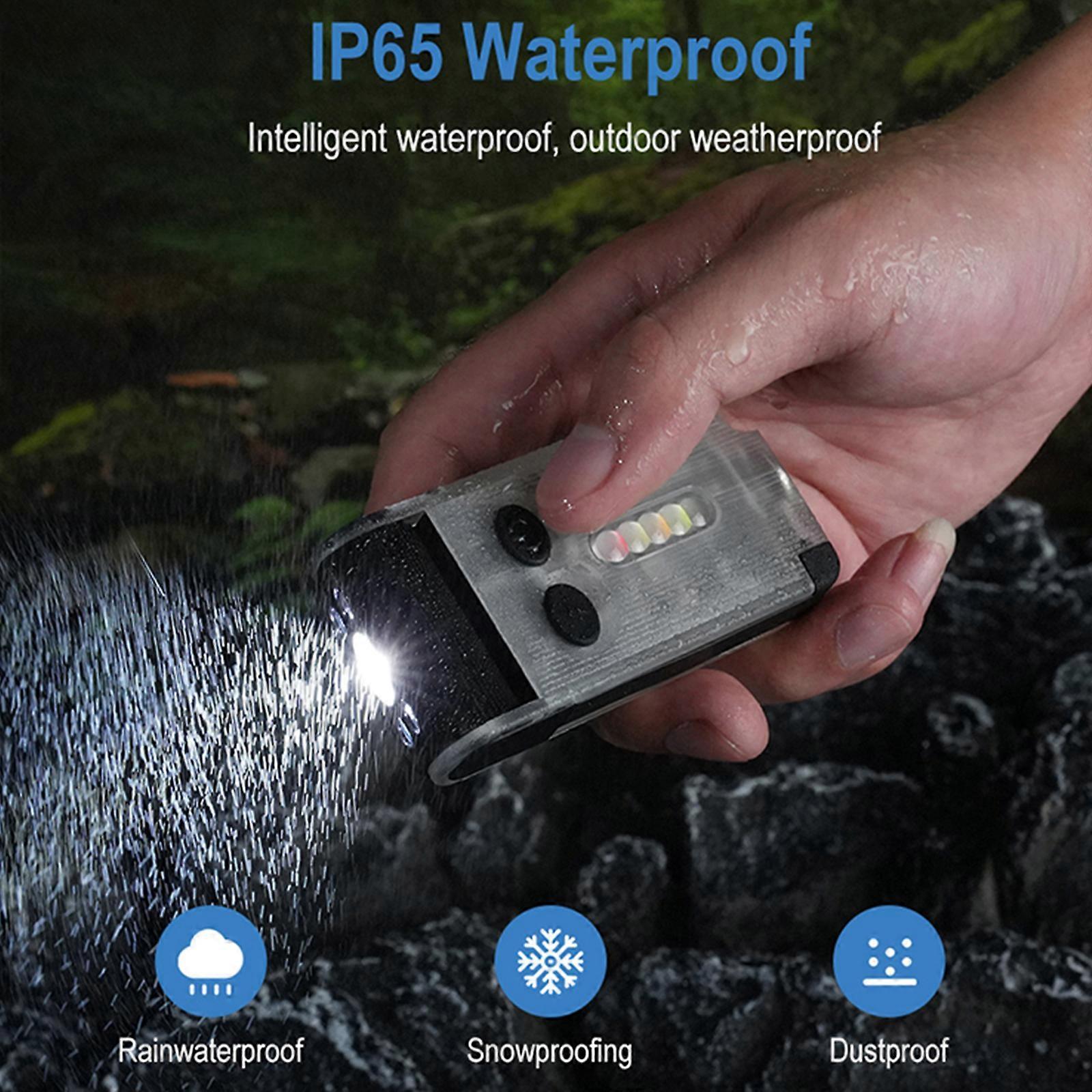Rotatable LED Flashlight IP65 Waterproof Rechargeable Torch for Camping Use - Image 2