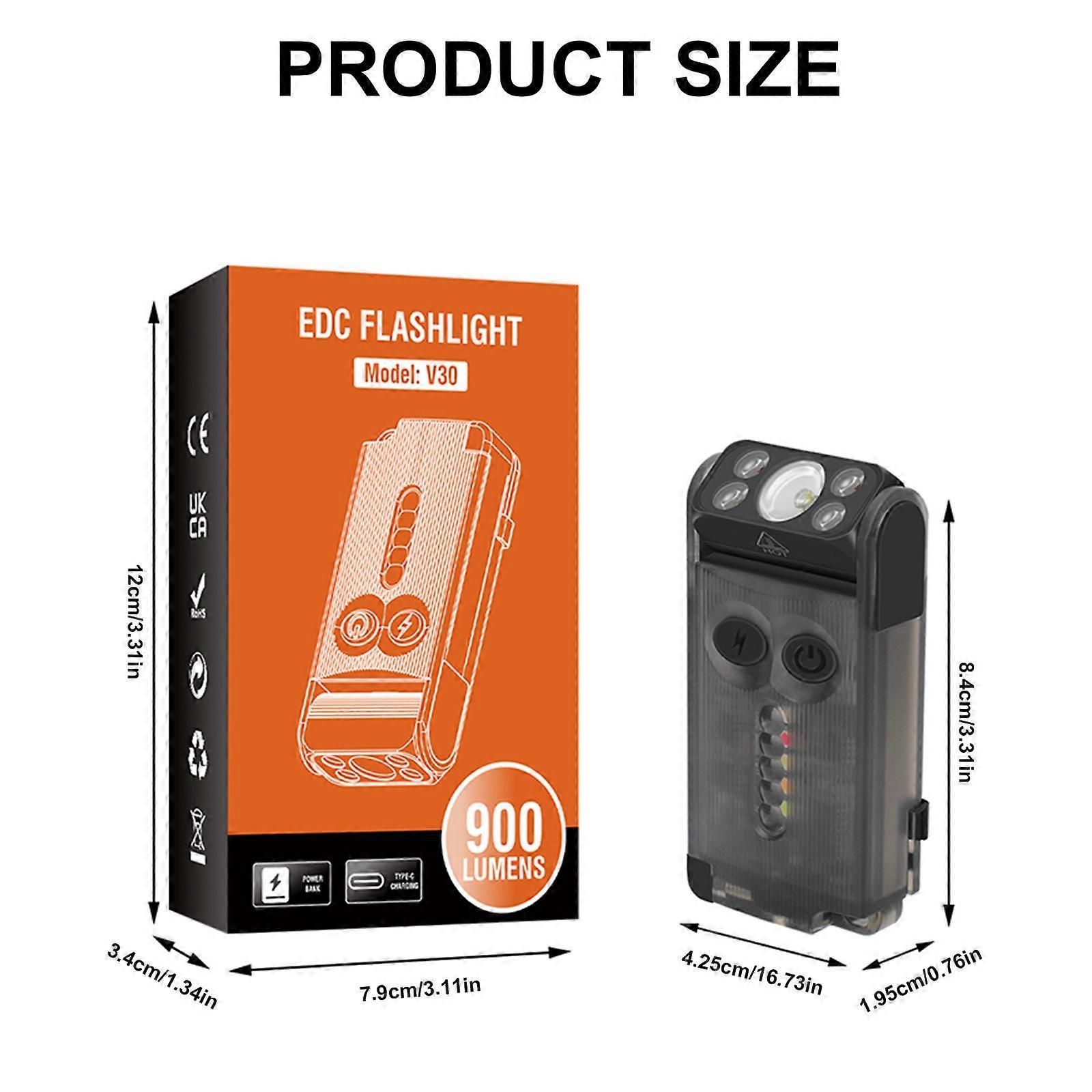 Rotatable LED Flashlight IP65 Waterproof Rechargeable Torch for Camping Use - Image 3