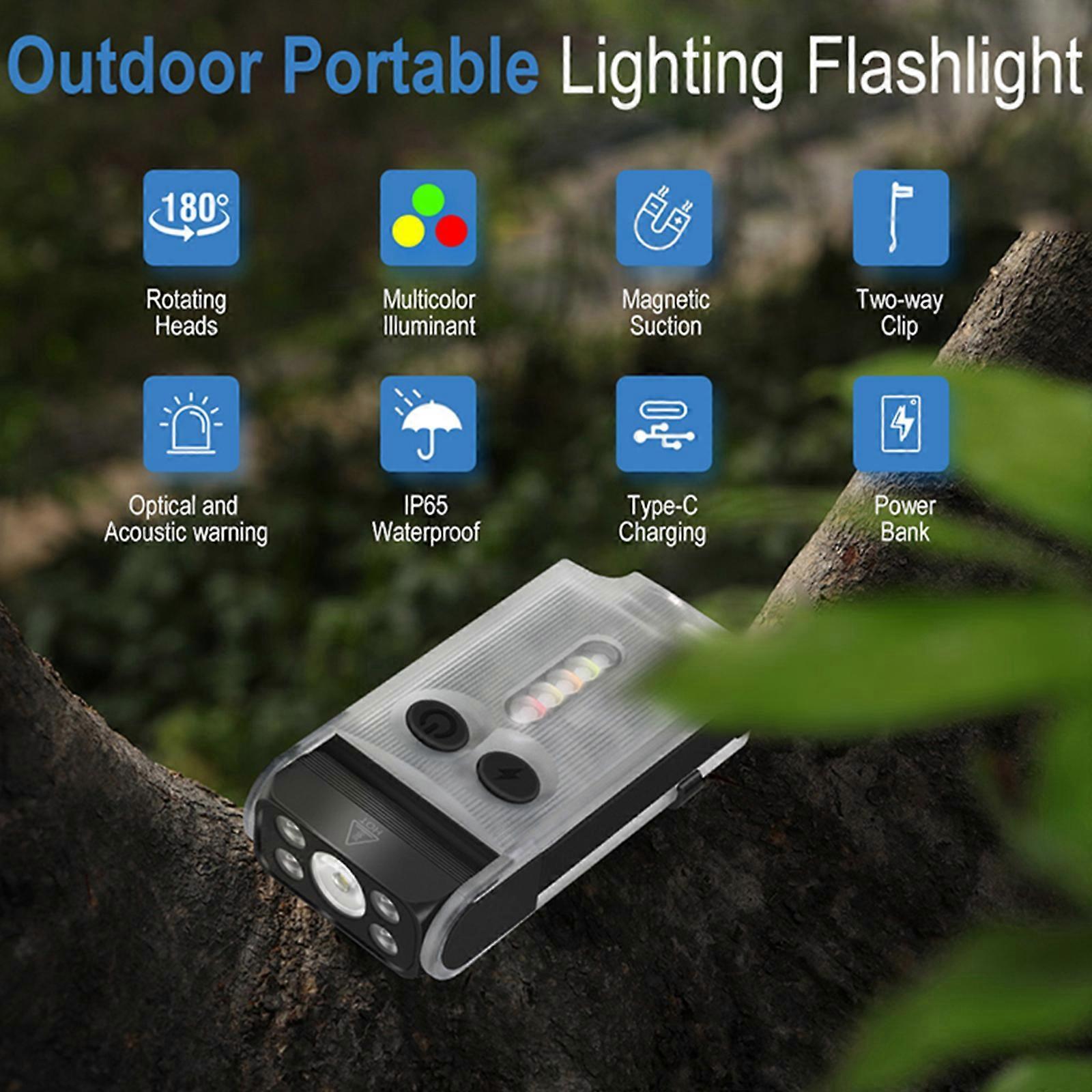 Rotatable LED Flashlight IP65 Waterproof Rechargeable Torch for Camping Use - Image 5