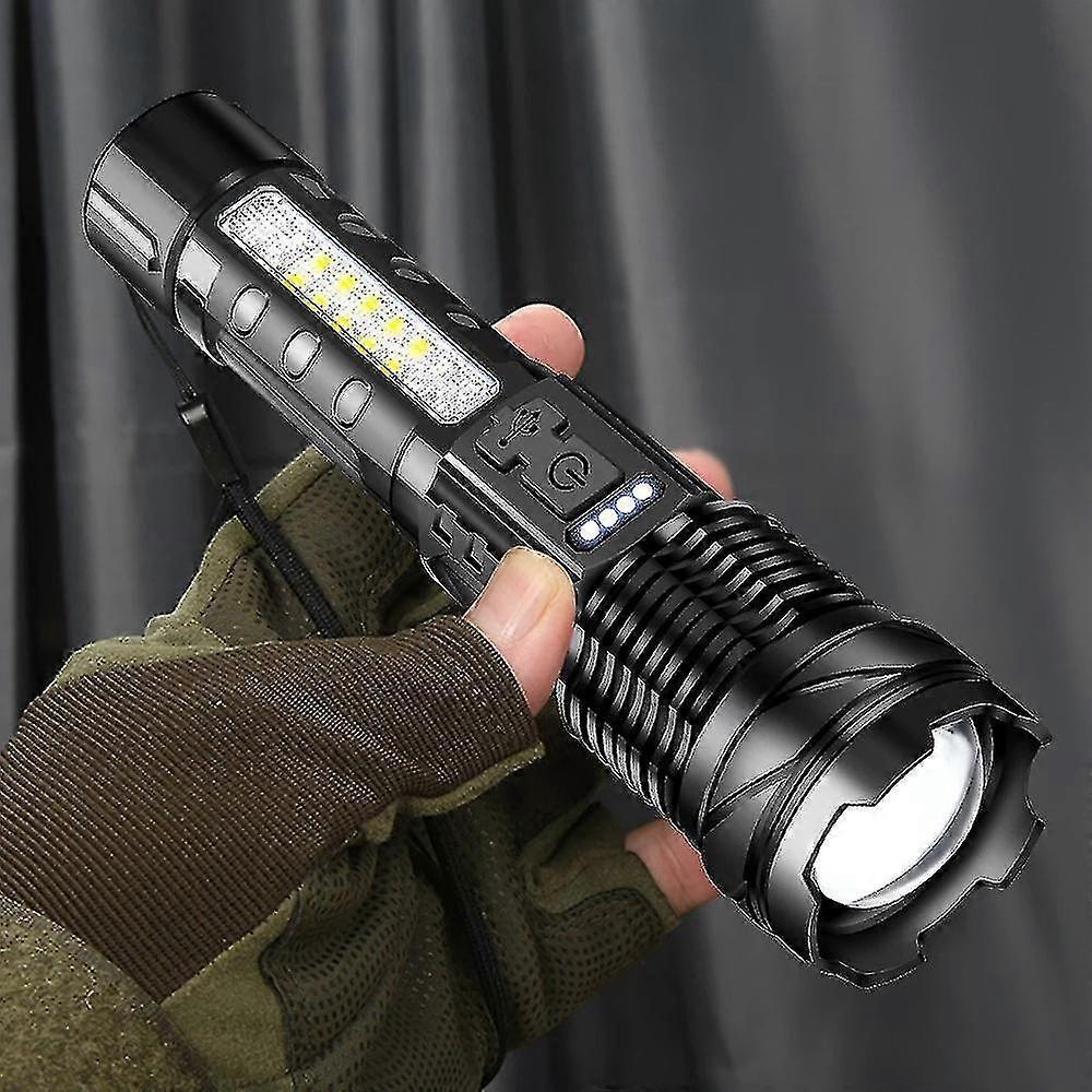 Rechargeable Tactical LED Flashlight Bright Torch for Camping & Emergencies - Image 2