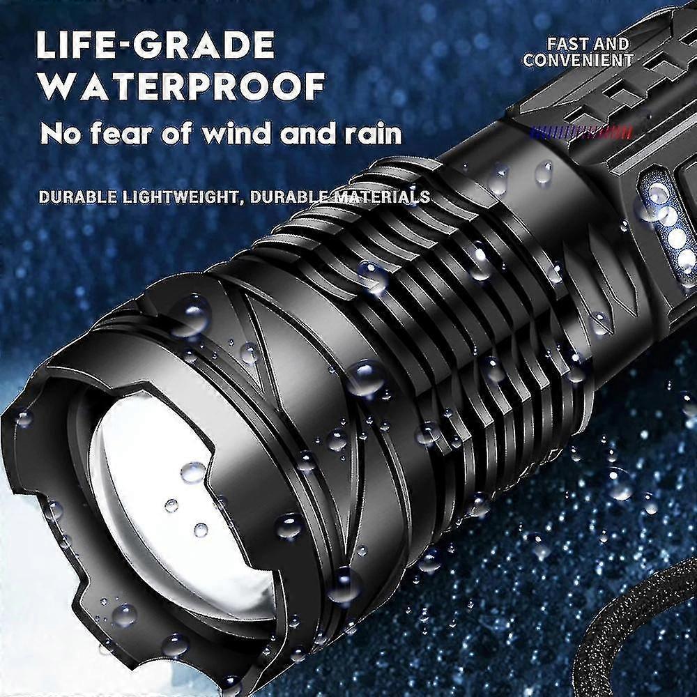 Rechargeable Tactical LED Flashlight Bright Torch for Camping & Emergencies - Image 5