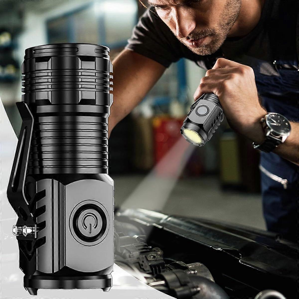 Mini Waterproof LED Flashlight 8.1cm High Lumens Portable Outdoor Torch - Image 3