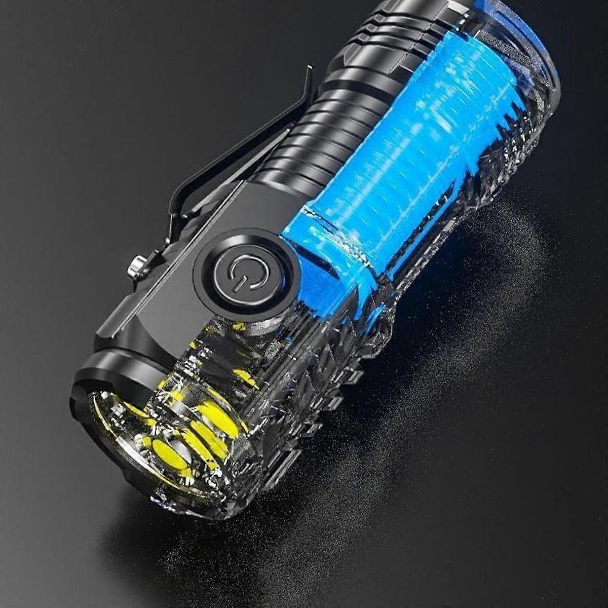 Mini Waterproof LED Flashlight 8.1cm High Lumens Portable Outdoor Torch - Image 4