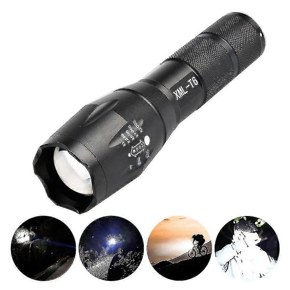 L2 Rechargeable Zoom Flashlight Telescopic LED Torch for Camping & Hiking - Image 1