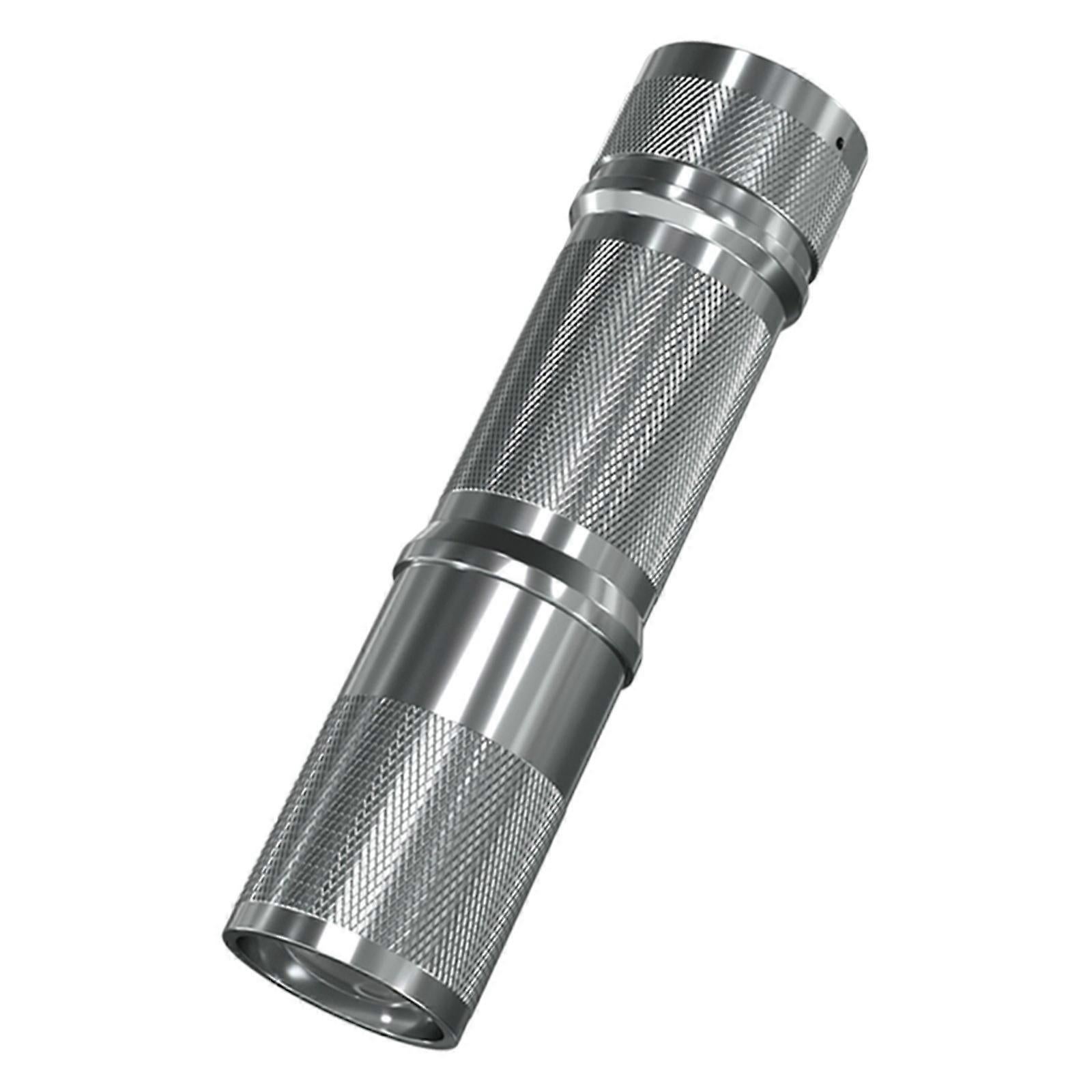 Aluminium Alloy LED Flashlight Super Bright Zoomable Rechargeable Torch (1pc) - Image 2