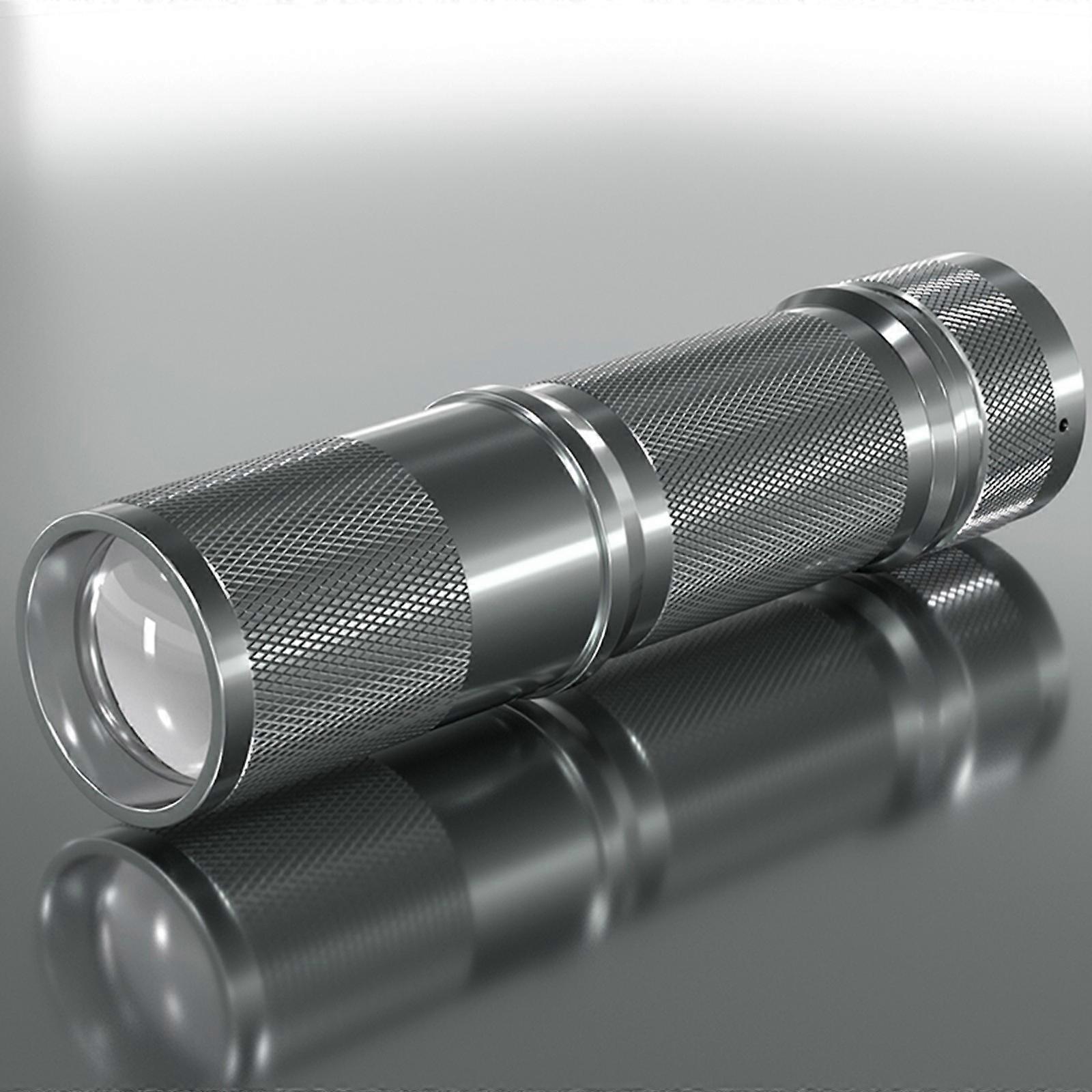 Zoomable Rechargeable Flashlight Aluminium Alloy Bright LED Tactical Torch - Image 4