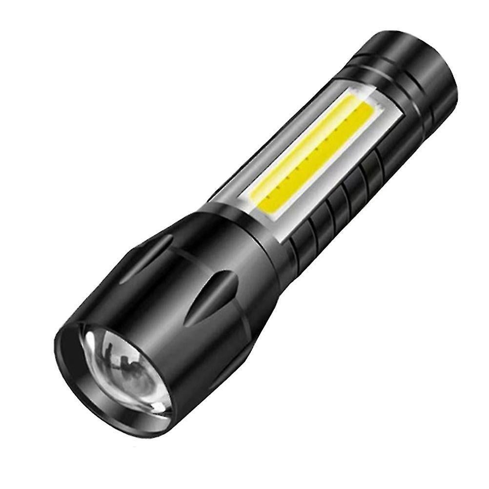 1pc Rechargeable Flashlight Water-Resistant Torch for Hiking and Outdoor Use - Image 1