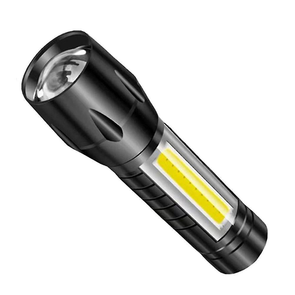 1pc Rechargeable Flashlight Water-Resistant Torch for Hiking and Outdoor Use - Image 2