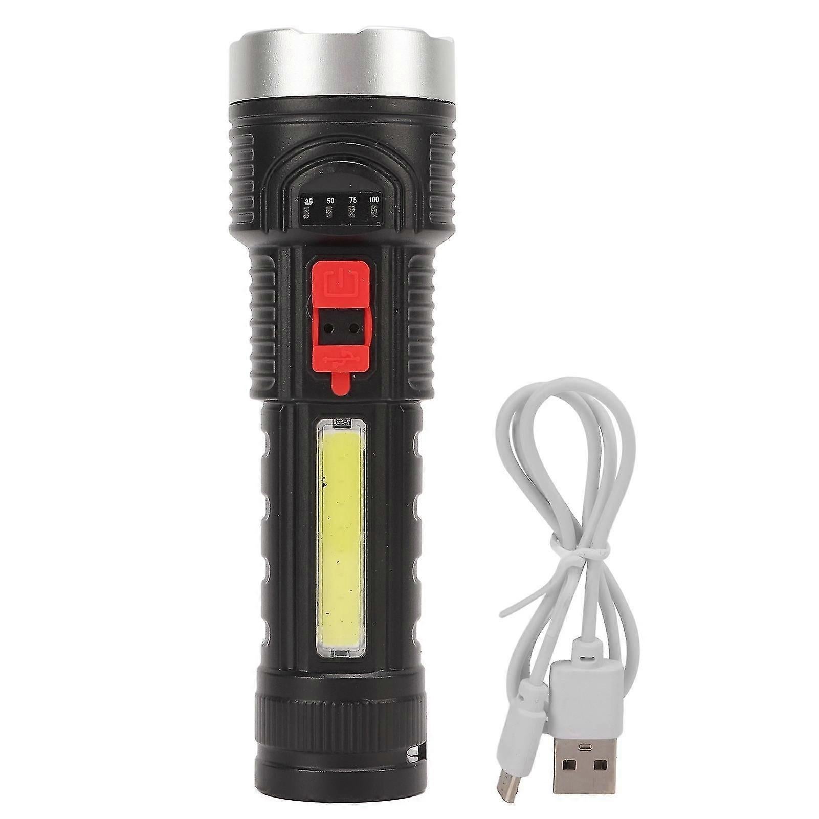 500LM Fishing Flashlight USB Rechargeable Smart Function Portable Torch - Image 1
