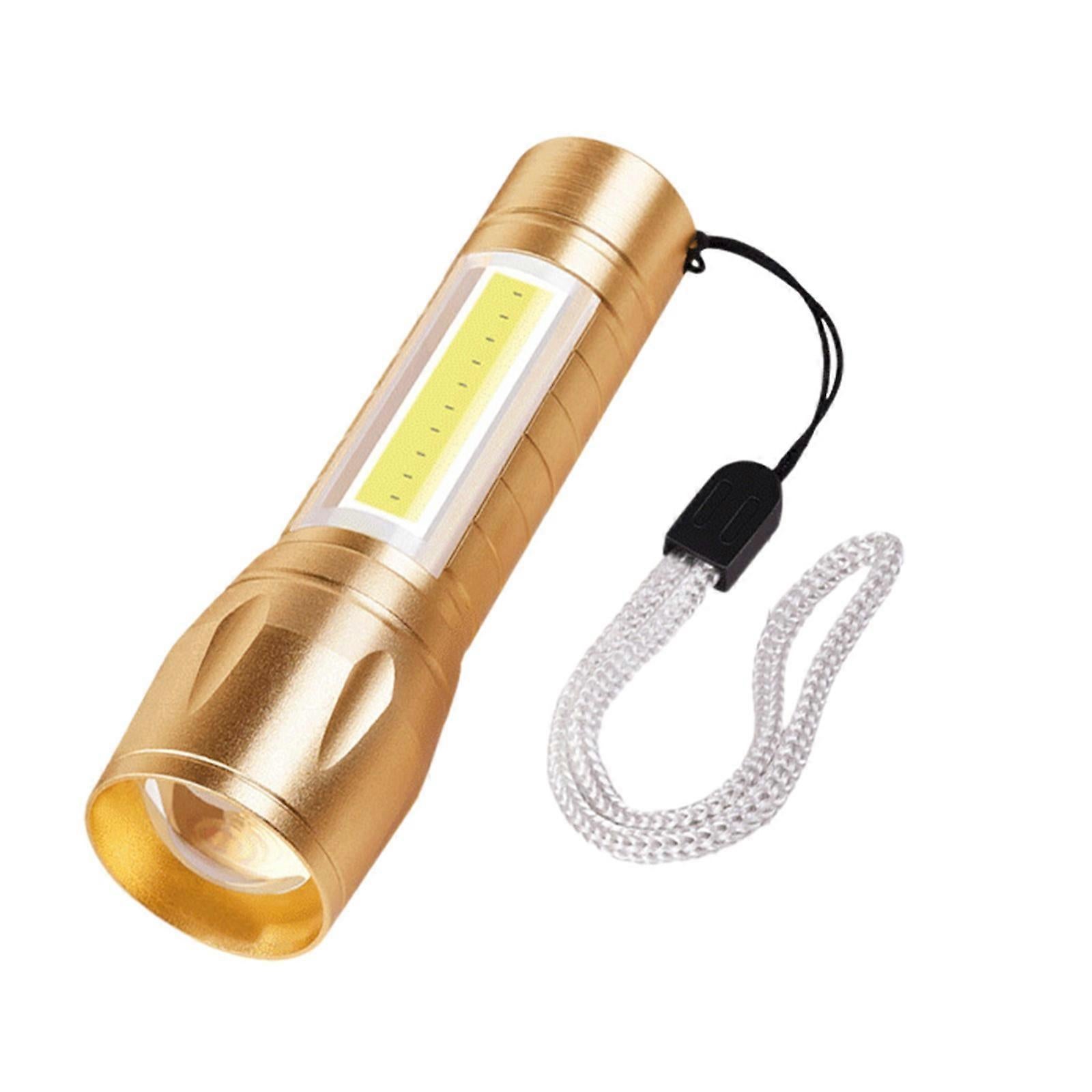Super Bright Rechargeable LED Flashlight Zoomable with Modes Handheld Torch (FF) - Image 2