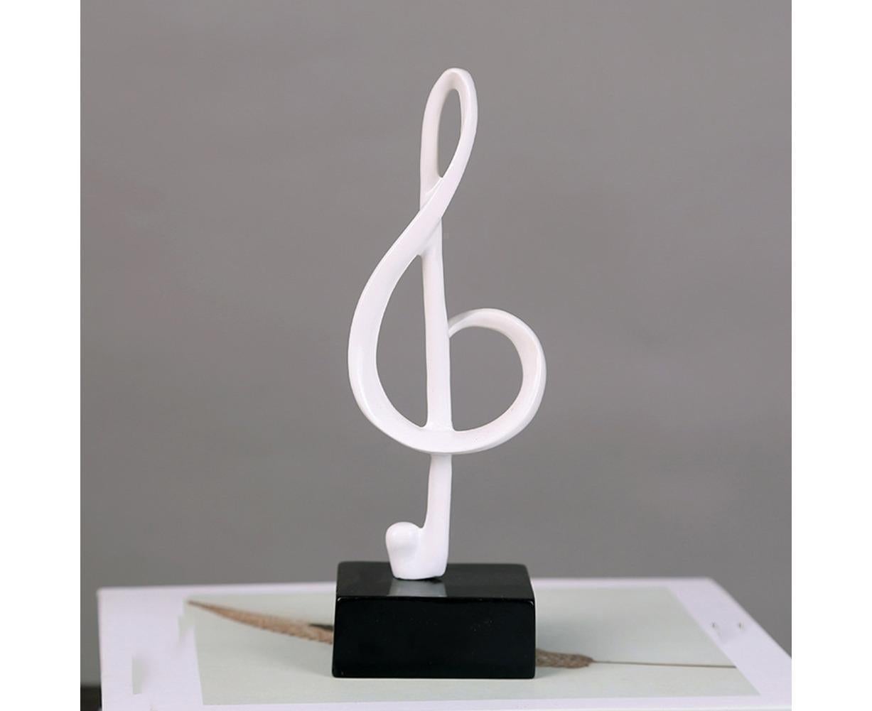 Mini Musical Note Music Present Home Living Room Piano Bedroom Desktop Decor-Silver D - Image 8