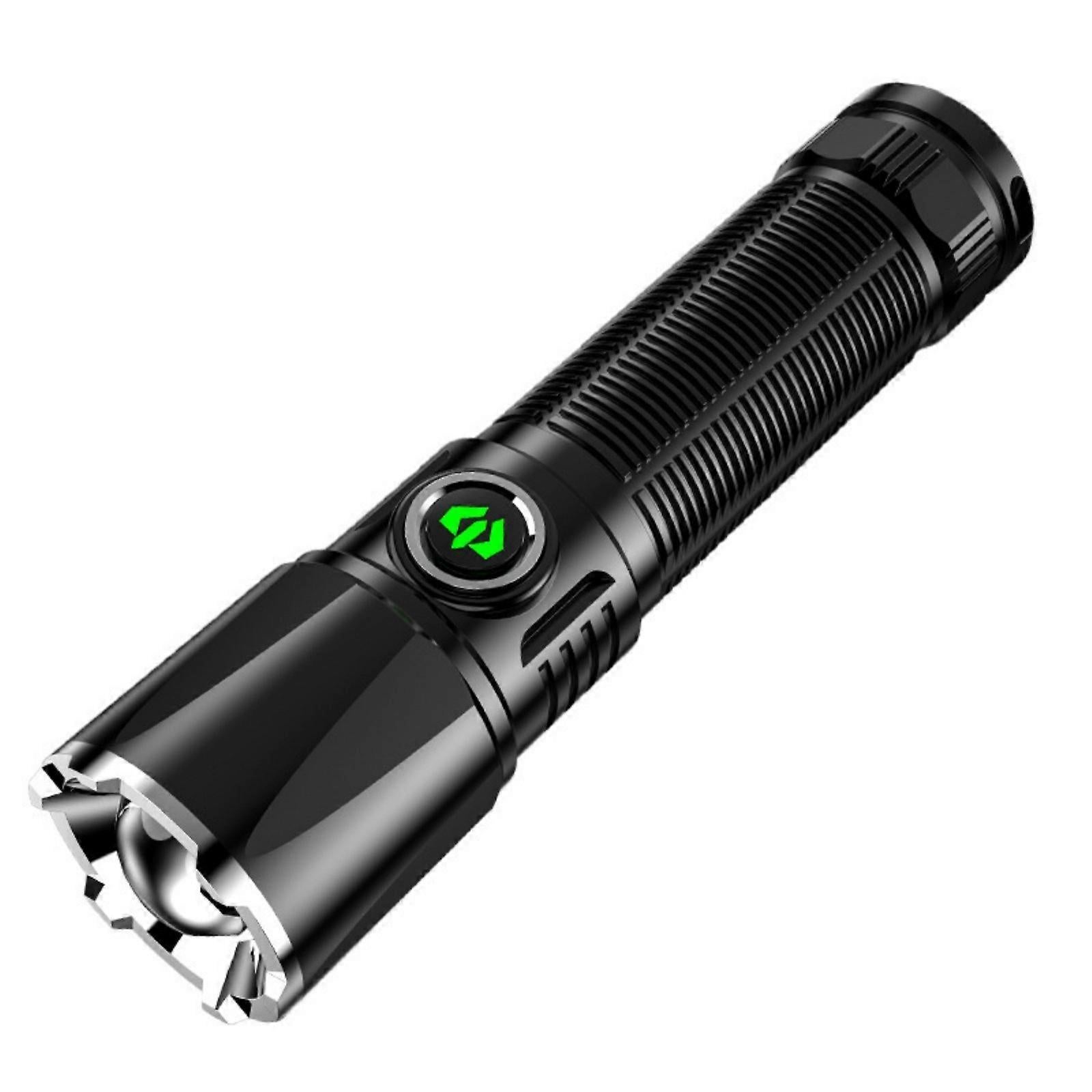 Super Bright Rechargeable LED Flashlight Zoomable with Modes Handheld Torch (OO) - Image 2