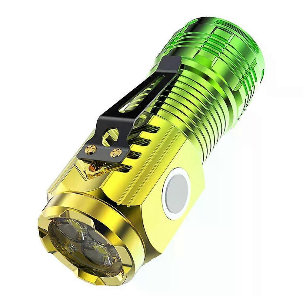 Camping Flashlight USB Rechargeable Outdoor Torch with Emergency Light - Image 1