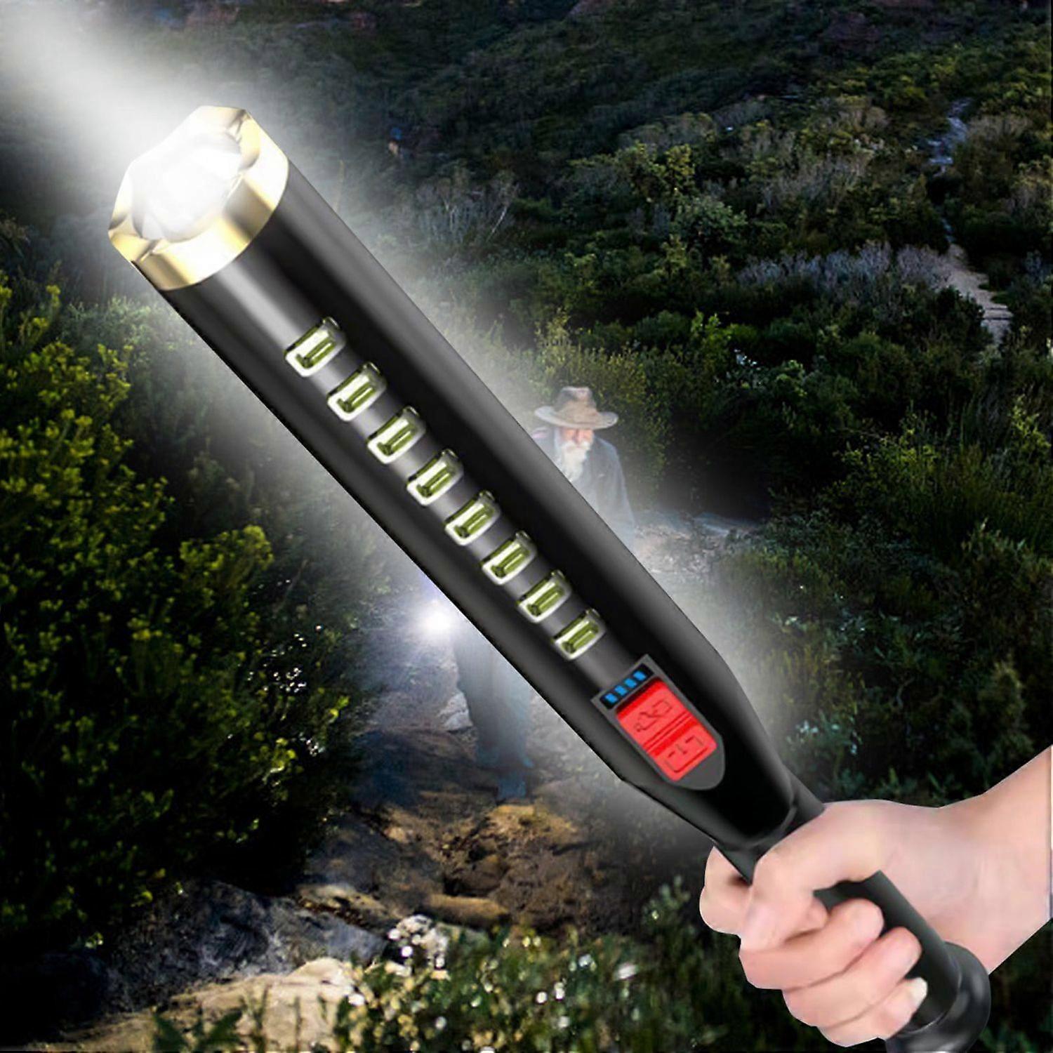 High Lumen Zoomable Flashlight Rechargeable LED Torch for Outdoor & Emergency - Image 4
