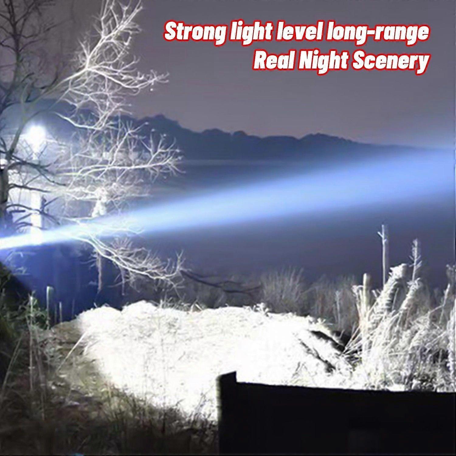 High Lumen Zoomable Flashlight Rechargeable LED Torch for Outdoor & Emergency - Image 5
