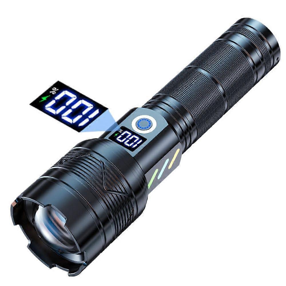 10000LM Super Bright LED Flashlight Rechargeable High Lumen Torch - Image 1